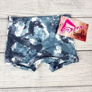 NWT Kanu Surf Kids Blue Tie-Dye Swim Shorts 2T